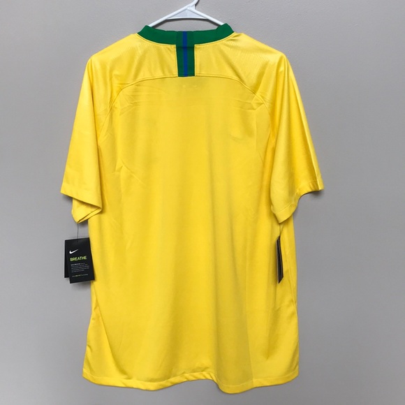 Nike Brazil 2018 Stadium Home Soccer Jersey - Picture 8 of 9